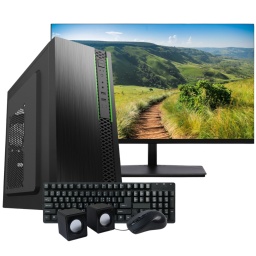 Pc Computadora Completa Intel Dual Core 775 8GB 500GB SSD + Perifericos + Monitor LED Nuevo 22'' + WiFi