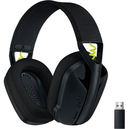Auriculares Inalambricos Gaming Logitech G435 Lightspeed y Bluetooth Multiplataforma - Negro