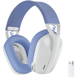 Auricular Inalambrico Gaming Logitech G435 Lightspeed y Bluetooth Multiplataforma - Blanco