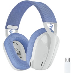 Auriculares Inalambricos Gaming Logitech G435 Lightspeed y Bluetooth Multiplataforma - Blanco