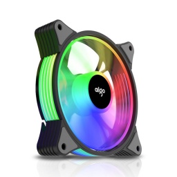 Fan Cooler Gamer Doble Aro ARgb Aigo Ar12 Pro Argb Super Silencioso - Esttica Superior