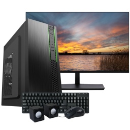 Pc Computadora Completa Nueva INTEL Dual Core 775 8GB 240GB SSD + Perifericos + Monitor Nuevo LED 22'' + WiFi