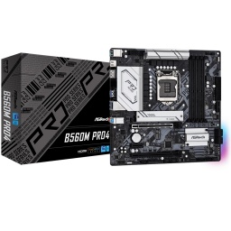 Motherboard ASRock B560M Pro4 Gaming Socket LGA 1200 Para Intel Generacin 10 y 11