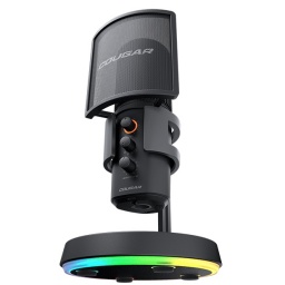 Micrófono de Estudio Cougar Screamer-X USB con Base RGB Gamer Streamer Omnidireccional