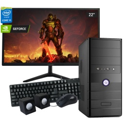 Pc Computadora Completa Intel Core i5-4570 8GB 240GB SSD Video GeForce GT710 + Monitor Nuevo LED 22'' + WiFi