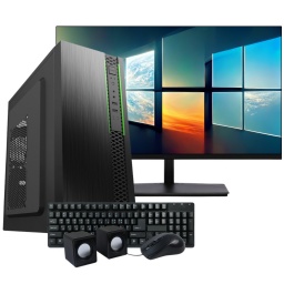 Pc Computadora Intel Core i5-4570 16GB 240 GB SSD WiFi Windows 10 Pro con Monitor Full HD LED 27''