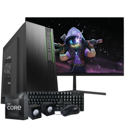 PC Racing PC Gaming completo AMD Ryzen 3 3200g 3.6ghz 8GB DDR4 RAM 480GB SSD pantalla 24 Fullhd Combo Gaming Windows 11 3 años de