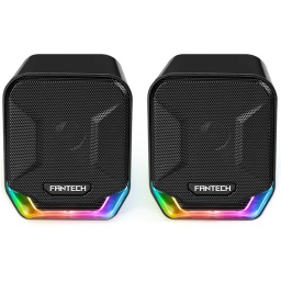 Parlante Gamer Fantech Sakura GS202 2.0 Chroma RGB USB/mini jack 3.5mm - Negro