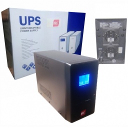 UPS ReguladorProtector de Voltaje NRG+ EA2120i 1200VA 720W 220v AVR Doble Batera Pantalla LCD