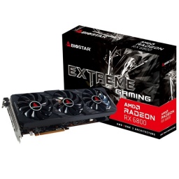 Tarjeta de Video Biostar AMD Radeon RX6800 16GB DDR6 256bits Gaming PCI-e 4.0 HDMI  3x D-PORT