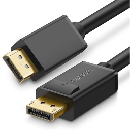 Cable de Video DisplayPort Macho/Macho Ugreen DP102 2 Metros Negro