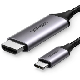 Cable Ugreen MM142 50570 de USB Tipo C a HDMI 1,5 Metros. Gray