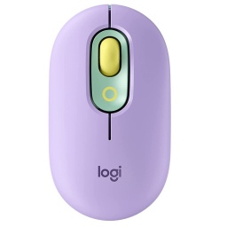 Mouse Inalambrico Logitech Pop USB y Bluetooth SilentTouch - BlancoDaydream Mint