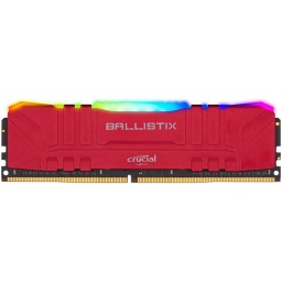 Memoria RAM DDR4 16GB 3200Mhz CL16 Crucial Ballistix Roja Gaming con RGB