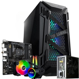 PC Full Gamer Pro AMD Ryzen 5 5600G 16GB DDR4 240GB SSD + 1TB HDD Vega 7 + Fan Kit + Refrigeración Líquida