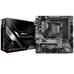 Motherboard ASRock B450M Pro4 DDR4 M.2 Socket AM4 Para AMD Ryzen DDR4 Gaming