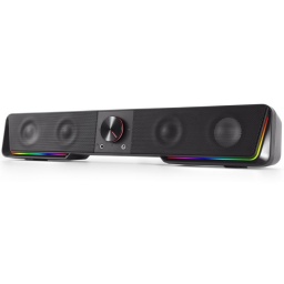 Barra de Sonido Gaming Redragon Darknet Soundbar GS570 con LED RGB Bluetooth 5.0 y Plug 3,5 mm.