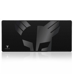 Mouse Pad Gamer Perseo Alcaeus XL Grande 700x300x3mm Negro con logo gris