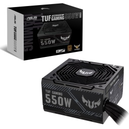 Fuente Gamer Asus TUF Gaming 550w 80 PLUS Bronce Tecnologa 0dB Ventilador Axial-tech