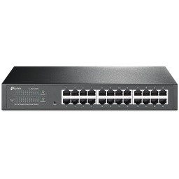 Switch TP-Link TL-SG1024DE 24 Puertos Gigabit 101001000 Mbps Rackeable Administrable Metalico