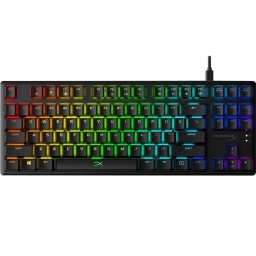 Teclado Gamer Mecanico TKL HyperX Alloy Origins Core Aqua Switch RGB 100% anti-ghosting N-key rollover