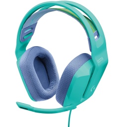 Auriculares Logitech G335 Mint con Micrfono Multiplataforma PC Xbox PlayStation Nintendo Switch - Menta