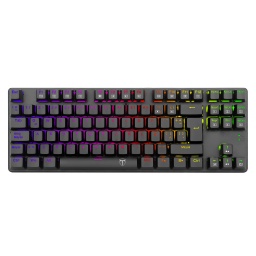Teclado Gamer Mecanico TKL T-Dagger T-TGK315 Bora RGB Negro Switch Red Espaol
