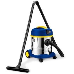 Aspiradora Goodyear GY12VC 20 Lts. 1200w Para Agua y Polvo Tanque de Acero Base con ruedas