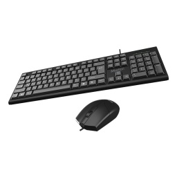 Kit Combo de Teclado y Mouse Meetion C100 Negro Ergonmico USB