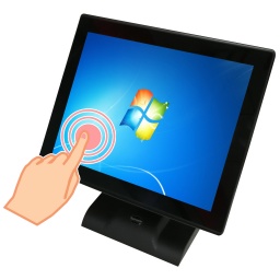 Monitor LCD Tactil Touchscreen Ocom TM-1502 15.1'' Para POS 60Hz VGA 4:3