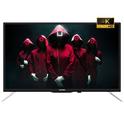 Smart TV Telefunken 4KTLF55D 55'' 4K UltraHD Sintonizador Digital WiFi Netflix YouTube Apps Android 9