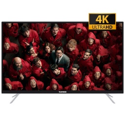 Smart TV Telefunken 4KTLF50D 50'' 4K UltraHD Sintonizador Digital WiFi Netflix YouTube Apps Android 11