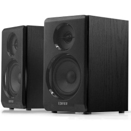 Parlantes 2.0 Edifier R33BT Con AUX y Bluetooth 5.0 Caja en Madera MDF Compactos