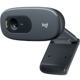 Camara Web Logitech C270 HD 720p/30fps con Microfono Clip Universal para agarre