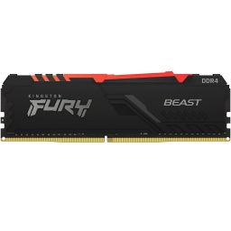 Memoria RAM DDR4 8GB 3200MHz Kingston Fury Beast RGB KF432C16BBA/8 DIMM CL16