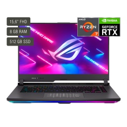 Notebook Gamer Asus ROG Strix G15 G513RC-HN053W LED IPS 15.6'' 144Hz FHD Ryzen 7 6800H 8GB DDR5 512GB M.2 RTX3050 4GB