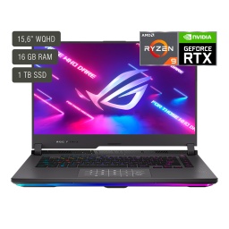 Notebook Gamer Asus ROG Strix G15 G513RW-HQ049W IPS 15.6'' 165Hz 2K Ryzen 9 6900HX 16GB DDR5 1TB M.2 RTX3070Ti 8GB GDDR6