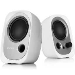 Parlantes Edifier R12U 2+2W RMS Para PC Aux 3.5mm USB - Blancos