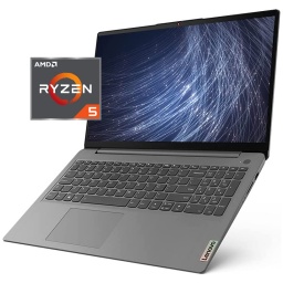 Notebook Lenovo Ideapad 3 Pantalla 15.6'' Full HD AMD Ryzen 5 5500U 8GB RAM 256GB SSD NVMe Windows 11 - Gris