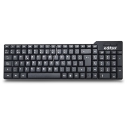 Teclado USB Oditox OTX002 USB Espaol Negro Econmico y Tradicional