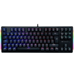 Teclado Gamer TKL Mecanico Retroiluminado Perseo Heleus RGB Switch Outemu Blue - Negro