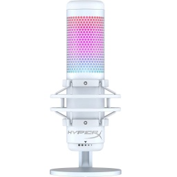 Micrfono HyperX QuadCast S White RGB Estreo Omnidireccional Gamer Streamer PC, PS4, PS5 y Mac - Blanco
