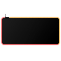 Mouse Pad Gamer HyperX 4S7T2AA Pulsefire Mat (XL) Con RGB 420x900x5MM Negro