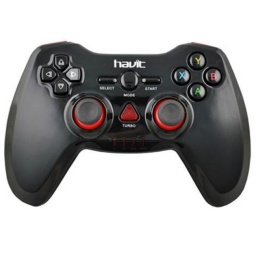 Joystick Havit G103 Cableado USB/OTG Para PC PS3 y Android Negro/Rojo