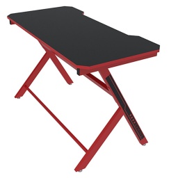 Escritorio Gamer X-Tech XTF-CD187 Para PC Resistente Estructura de Metal Negro/Rojo