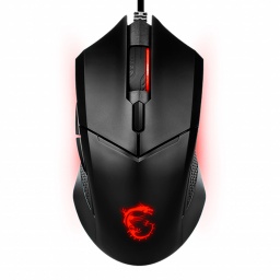 Mouse Gaming MSI Clutch GM08 Sensor Optico PAW-3519 6 Botones Peso Ajustable