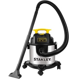 Aspiradora para Polvo y Agua Stanley SL19301-4B 15 Lts. Industrial y Domestica Acero Inoxidable 1300w