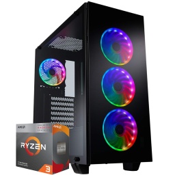 PC Computadora Gamer AMD Ryzen 3 3200G 4 Núcleos 16GB DDR4 480GB SSD Radeon Vega 8
