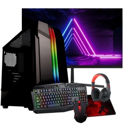 PC Gamer Completa AMD Ryzen 3 3200G 16GB DDR4 1TB SSD Vega 8 Graphics WiFi + Monitor LED 19'' + Combo