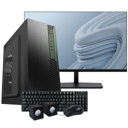 Pc Computadora Completa Core i5-6400 Sexta Generacin 8GB DDR4 240GB SSD WiFi Windows 10 + Monitor LED 19''